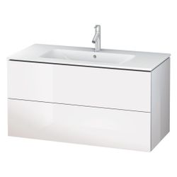 Duravit L-Cube Waschtischunterbau wandh. 481x1020x550mm Eiche Marmoriert Matt, Gri... DURAVIT-LC624205555 4067116352931 (Abb. 1)
