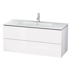 Duravit L-Cube Waschtischunterbau wandh. 481x1220x550mm Eiche Marmoriert Matt, Gri... DURAVIT-LC624305555 4067116352900 (Abb. 1)