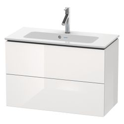 Duravit L-Cube Waschtischunterbau wandh. 391x820x550mm Compact, Graphit Matt, Grif... DURAVIT-LC625704949 4053424452289 (Abb. 1)