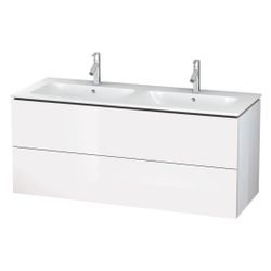 Duravit L-Cube Waschtischunterbau wandh. 481x1290x550mm Eiche Marmoriert Matt, Gri... DURAVIT-LC625805555 4067116352580 (Abb. 1)