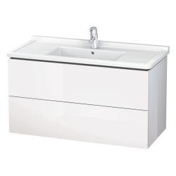 Duravit L-Cube Waschtischunterbau wandh. 469x1020x558mm Eiche Marmoriert Matt, Gri... DURAVIT-LC626605555 4067116352481 (Abb. 1)
