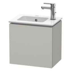 Duravit L-Cube Waschtischunterbau wandh. 294x420x400mm, L, Betongrau Matt, Grifflo... DURAVIT-LC6272L0707 4053424647258 (Abb. 1)