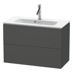 Duravit L-Cube Waschtischunterbau wandh. 391x820x550mm Compact, Graphit Matt, Grif... DURAVIT-LC625704949 4053424452289 (Abb. 1)