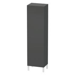 Duravit L-Cube Hochschrank Echtholzfurnier 363x500x1760mm Graphit Matt, 1 Tür R, G... DURAVIT-LC1181R4949 4053424301754 (Abb. 1)