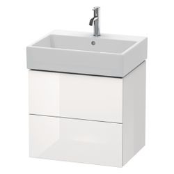 Duravit L-Cube Waschtischunterbau wandh. 459x584x544mm Eiche Marmoriert Matt, Grif... DURAVIT-LC627505555 4067116352337 (Abb. 1)