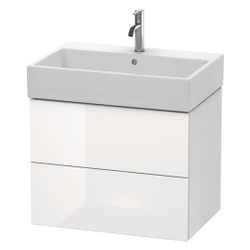 Duravit L-Cube Waschtischunterbau wandh. 459x684x544mm Eiche Marmoriert Matt, Grif... DURAVIT-LC627605555 4067116352306 (Abb. 1)