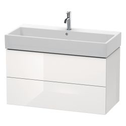 Duravit L-Cube Waschtischunterbau wandh. 459x984x544mm Eiche Marmoriert Matt, Grif... DURAVIT-LC627805555 4067116352252 (Abb. 1)