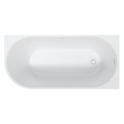 Duravit DuraSenja Badewanne 470x800x1700mm, 271l, Weiß glänzend, Oval, Ecke R,... DURAVIT-700581000000000 4067116007664 (Abb. 1)