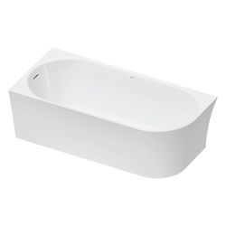 Duravit DuraSenja Badewanne 470x800x1700mm, 284l, Weiß glänzend, Oval, Ecke L,... DURAVIT-700580000000000 4067116007657 (Abb. 1)