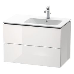 Duravit L-Cube Waschtischunterbau wandh. 481x820x550mm Eiche Marmoriert Matt, Grif... DURAVIT-LC629205555 4067116352085 (Abb. 1)