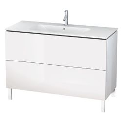 Duravit L-Cube Waschtischunterbau bodenst. 481x1220x704mm Eiche Marmoriert Matt Gr... DURAVIT-LC662805555 4067116351729 (Abb. 1)