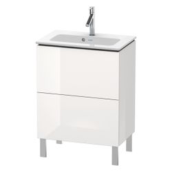 Duravit L-Cube Waschtischunterbau bodenstehend 391x620x704mm Taupe SM, Grifflos, 2... DURAVIT-LC667308383 4067116009798 (Abb. 1)