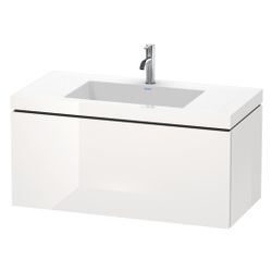 Duravit L-Cube Waschtisch-Set C-bonded wh Dekor, 480x1000x500mm, Eiche Marmoriert,... DURAVIT-LC6918O5555 4067116351279 (Abb. 1)