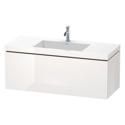 Duravit L-Cube Waschtisch-Set C-bonded wh Dekor, 480x1200x500mm, Weiß SM, 1 Auszug... DURAVIT-LC6919O8484 4067116013726 (Abb. 1)