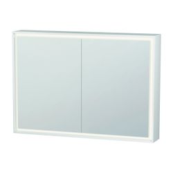Duravit L-Cube Spiegelschrank Wandmontage 155x1000x700mm, Weiß, 2 Türen L/R, 2... DURAVIT-LC7552018180010 4067116101249 (Abb. 1)