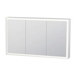 Duravit L-Cube Spiegelschrank Wandmontage 155x1200x700mm, Weiß, 3 Türen L, 4 G... DURAVIT-LC7553018182000 4067116100907 (Abb. 1)