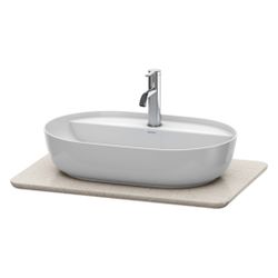 Duravit Luv Konsole 475x688x20mm, 1 Ausschnitt/Waschplatz, Luv Konsole, Sand polie... DURAVIT-LU946502525 4053424465975 (Abb. 1)