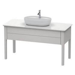 Duravit Luv Konsolenwaschtischunterbau bodenstehend 570x1338x743mm ohne KSP Nordic... DURAVIT-LU956103939 4053424465371 (Abb. 1)