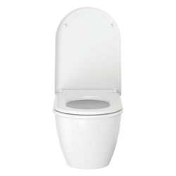 Duravit WC-Sitz, Weiß HG 372x51x488mm mit Absenkauto. Sitzgarnitur ab. Weiße Edelst... DURAVIT-0063390000 4021534634321 (Abb. 1)