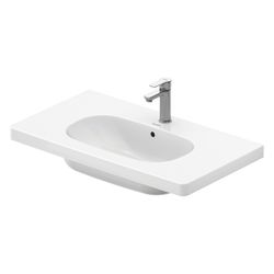 Duravit D-Code Waschtisch 485x850x180mm, Weiß Hochglanz, Rechteckig, 1 Waschplatz/... DURAVIT-03428500002 4021534458545 (Abb. 1)