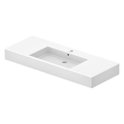 Duravit Vero Waschtisch 490x1250x170mm, WonderGliss, Weiß Hochglanz, Rechteckig, 1... DURAVIT-03291200001 4021534317507 (Abb. 1)