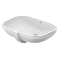 Duravit D-Code Einbauwaschtisch 430x560x210mm, Einbau von unten, Weiß Hochglanz, oh... DURAVIT-0338560000 4021534457852 (Abb. 1)