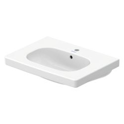 Duravit D-Code Waschtisch 485x650x175mm, Weiß Hochglanz, Rechteckig, 1 Waschplatz/... DURAVIT-03426500002 4021534822407 (Abb. 1)