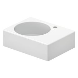 Duravit Design Classics Waschtisch 460x615x225mm wandhäng., L, Weiß Hochglanz, Rech... DURAVIT-0684600011 4021534217302 (Abb. 1)