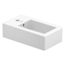 Duravit Vero Handwaschbecken 450x250x145mm, Weiß Hochglanz, Rechteckig,1 Waschplatz... DURAVIT-0702250000 4021534317378 (Abb. 1)
