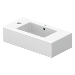 Duravit Vero Handwaschbecken 250x500x150mm, Weiß Hochglanz, WonderGliss, Rechtecki... DURAVIT-07035000091 4021534347634 (Abb. 1)