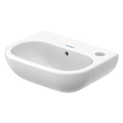 Duravit D-Code Handwaschbecken 270x360x130mm, Weiß Hochglanz, Rechteckig, 1 Waschpl... DURAVIT-0705360008 4021534687631 (Abb. 1)