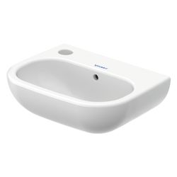 Duravit D-Code Handwaschbecken 270x360x130mm, Weiß Hochglanz, Rechteckig, 1 Waschpl... DURAVIT-0705360009 4021534687648 (Abb. 1)