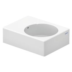Duravit Design Classics Waschtisch 460x615x225mm wandhäng., R, Weiß Hochglanz, Rech... DURAVIT-0685600000 4021534096907 (Abb. 1)