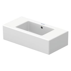 Duravit Vero Handwaschbecken 250x500x150mm, Weiß HG, WonderGliss, Rechteckig, 1 Wa... DURAVIT-07035000001 4021534317361 (Abb. 1)