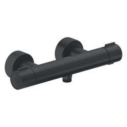 Duravit Thermostatarmaturen Brausethermostat Aufputz, Mattschwarz, S-Anschlüsse, ... DURAVIT-TH4220000046 4067116113631 (Abb. 1)