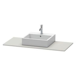 Duravit XSquare Konsole 550x800x16mm, Betongrau Matt, ohne Konsolenträger, 1 Aussc... DURAVIT-XS060D00707 4053424566498 (Abb. 1)