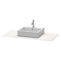 Duravit XSquare Konsole 550x800x16mm, Eiche Mattschwarz, ohne Konsolenträger, 1 Au... DURAVIT-XS060D01616 4063382138651 (Abb. 1)