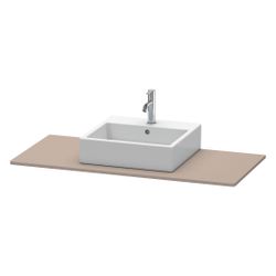 Duravit XSquare Konsole 550x800x16mm, Basalt Matt, ohne Konsolenträger, 1 Ausschni... DURAVIT-XS060D04343 4053424566511 (Abb. 1)