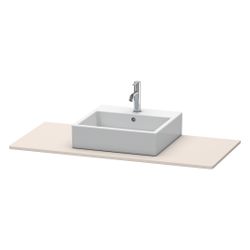 Duravit XSquare Konsole 550x800x16mm, Taupe Matt, ohne Konsolenträger, 1 Ausschnit... DURAVIT-XS060D09191 4053424566504 (Abb. 1)