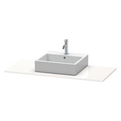 Duravit XSquare Konsole 550x1200x16mm, Mattweiß, ohne Konsolenträger, 1 Ausschnitt... DURAVIT-XS060F01818 4053424567051 (Abb. 1)