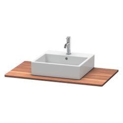 Duravit XSquare Massivholzkonsole 550x1000x20mm, 1 Ausschnitt/Waschplatz, Amerikan... DURAVIT-XS061E07777 4053424569758 (Abb. 1)