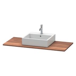 Duravit XSquare Massivholzkonsole 550x1200x20mm, 1 Ausschnitt/Waschplatz, Amerikan... DURAVIT-XS061F07777 4053424569765 (Abb. 1)