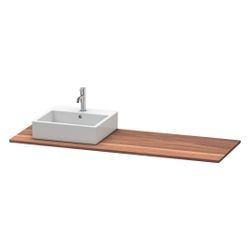 Duravit XSquare Massivholzkonsole 550x1600x20mm, L, 1 Ausschnitt/Waschplatz, Ameri... DURAVIT-XS061HL7777 4053424569802 (Abb. 1)