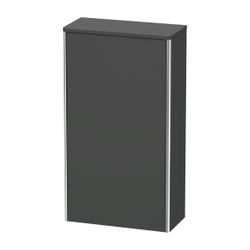 Duravit XSquare Halbhochschrank Dekor 236x500x896mm Graphit Matt, 1 Tür L, 2 Glas-... DURAVIT-XS1303L4949 4053424569895 (Abb. 1)