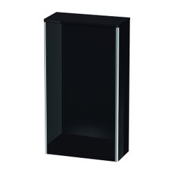 Duravit XSquare Halbhochschrank Dekor 236x500x896mm Schwarz HG, 1 Tür R, 2 Glas-FB... DURAVIT-XS1303R4040 4053424571058 (Abb. 1)