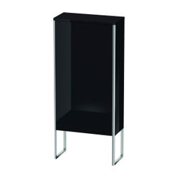 Duravit XSquare Halbhochschrank Dekor 236x500x1136mm Schwarz HG, 1 Tür L, 2 Glas-F... DURAVIT-XS1304L4040 4053424571591 (Abb. 1)