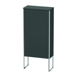 Duravit XSquare Halbhochschrank Dekor 236x500x1136mm Graphit Matt, 1 Tür L, 2 Glas... DURAVIT-XS1304L4949 4053424571188 (Abb. 1)