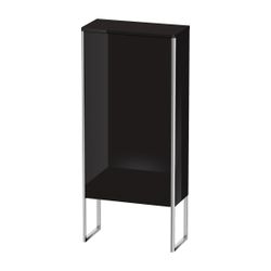 Duravit XSquare Halbhochschrank Dekor 236x500x1136mm Schwarz HG, 1 Tür R, 2 Glas-F... DURAVIT-XS1304R4040 4053424571607 (Abb. 1)