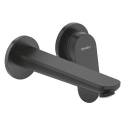 Duravit Wave Einhebel-Waschtischmischer, Mattschwarz, 5l/min, Hebelgriff, Ausladu... DURAVIT-WA1070004046 4067116105476 (Abb. 1)