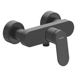 Duravit Wave Einhebel-Brausemischer Aufputz, Mattschwarz, 24l/min, S-Anschlüsse, ... DURAVIT-WA4230000046 4067116105742 (Abb. 1)